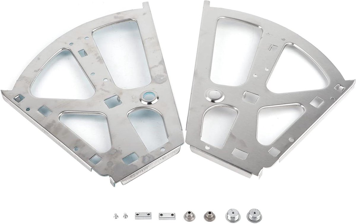 Allecto- Schoenenkast scharnieren - Vervangende fittingen - Roestvrijstaal - Keuken woonkamer opbergkast - Meubels onderdelen hardware - Geschikt voor dubbele laag - 2 stuks - RVS schoenen ladekast scharnieren Turingrek (8763216052158)