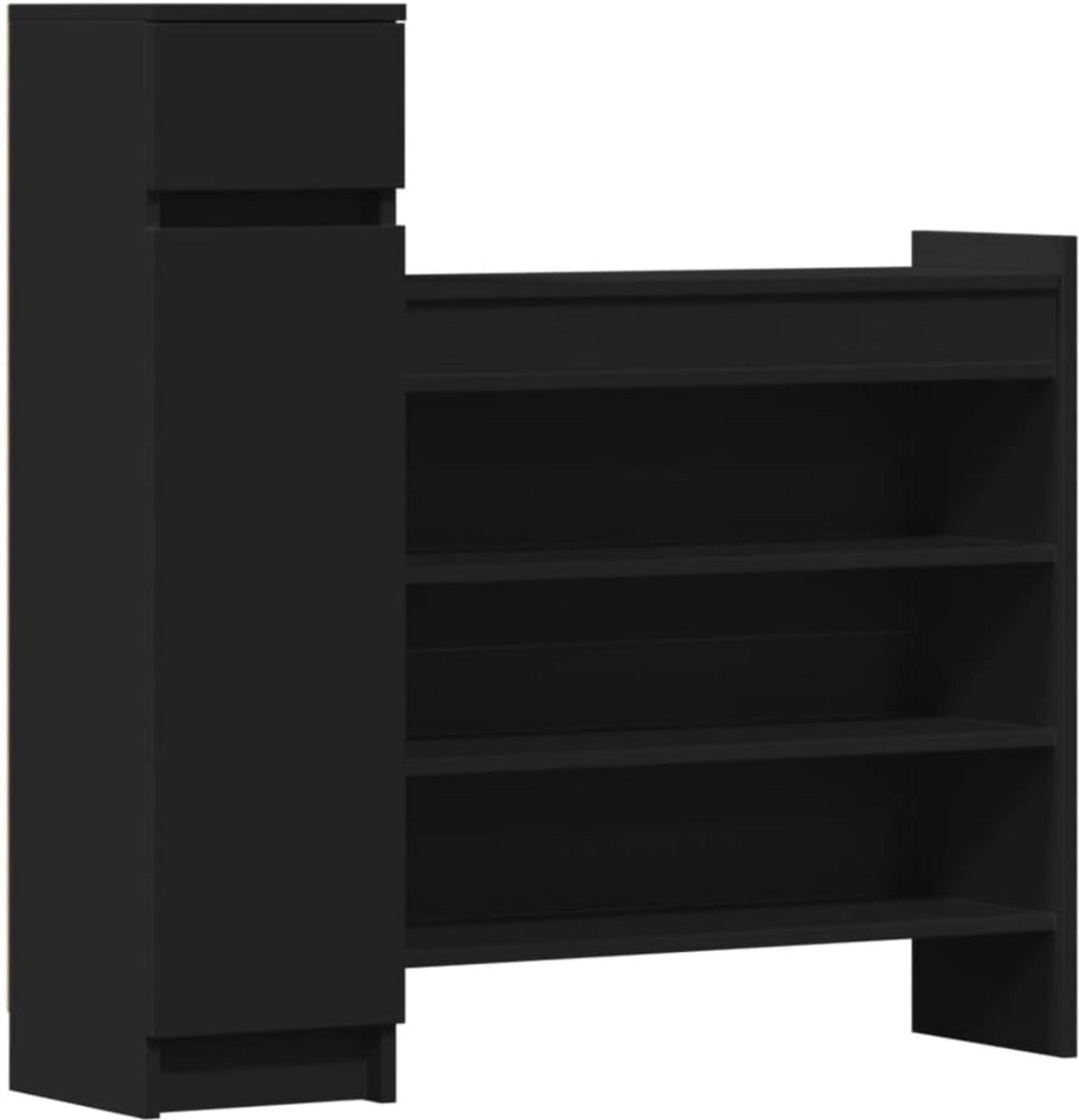 Brede Schoenopberger met Kastdeur - Ruime Schoenenkast voor 20+ Paar Schoenen (9101108148463)