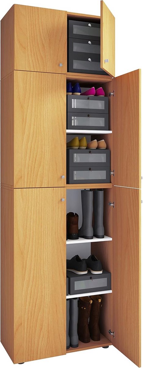 Grote Houten Schoenenkast XXL Kast voor Hal of Gang (9101060171943)