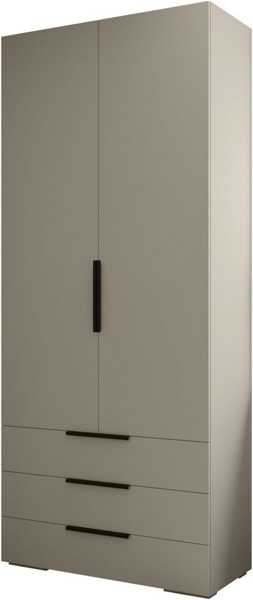 Grote Opbergkast met 2 Deuren, Lades en Legplanken - Kast voor Slaapkamer of Hal (9101059505872)