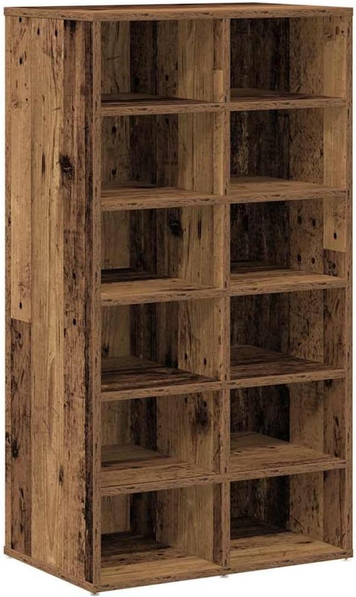 Houten Schoenenkast met Veel Opbergruimte en Solide Constructie (9101054756026)
