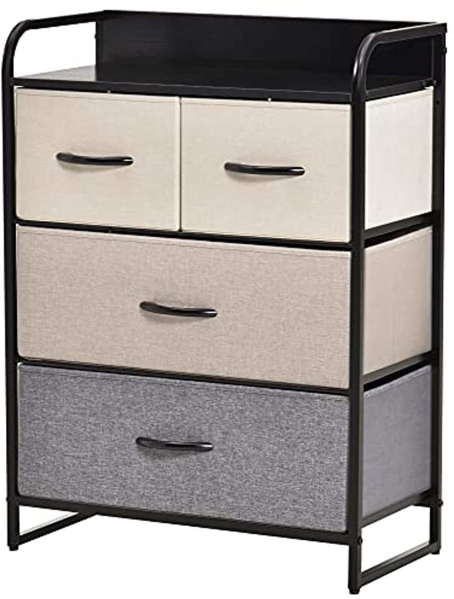 Opbergkast met 4 Laden - Stijlvol en Functioneel | 58 x 29 x 78,5 cm (6153945526570)