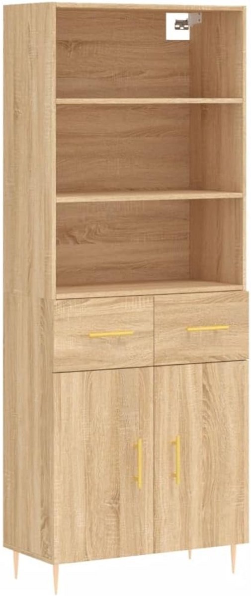 Opbergkasten met Deuren - Dressoir Kasten Binnen - Boekenkast - Interieur (9101119857132)