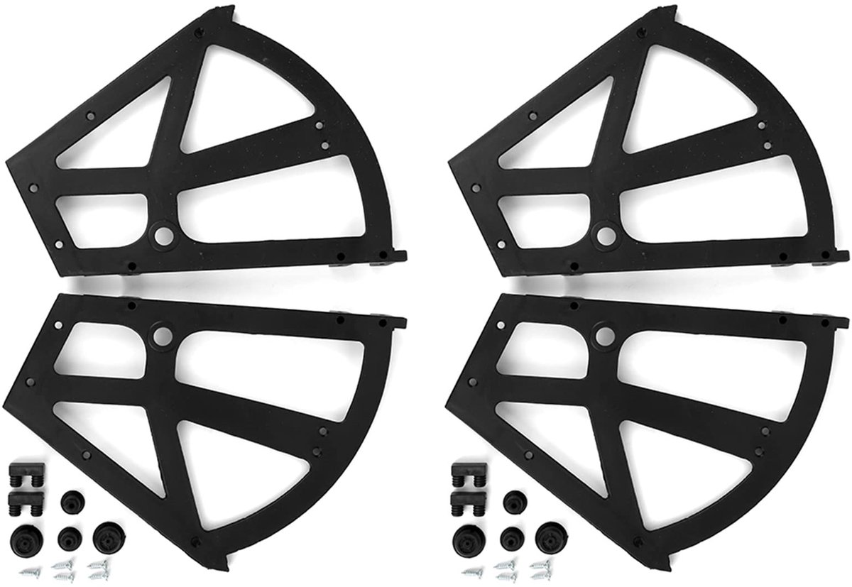 Schoenen Kast Scharnier - Verhoog de Kastcapaciteit - Set van 4 (6153257111112)