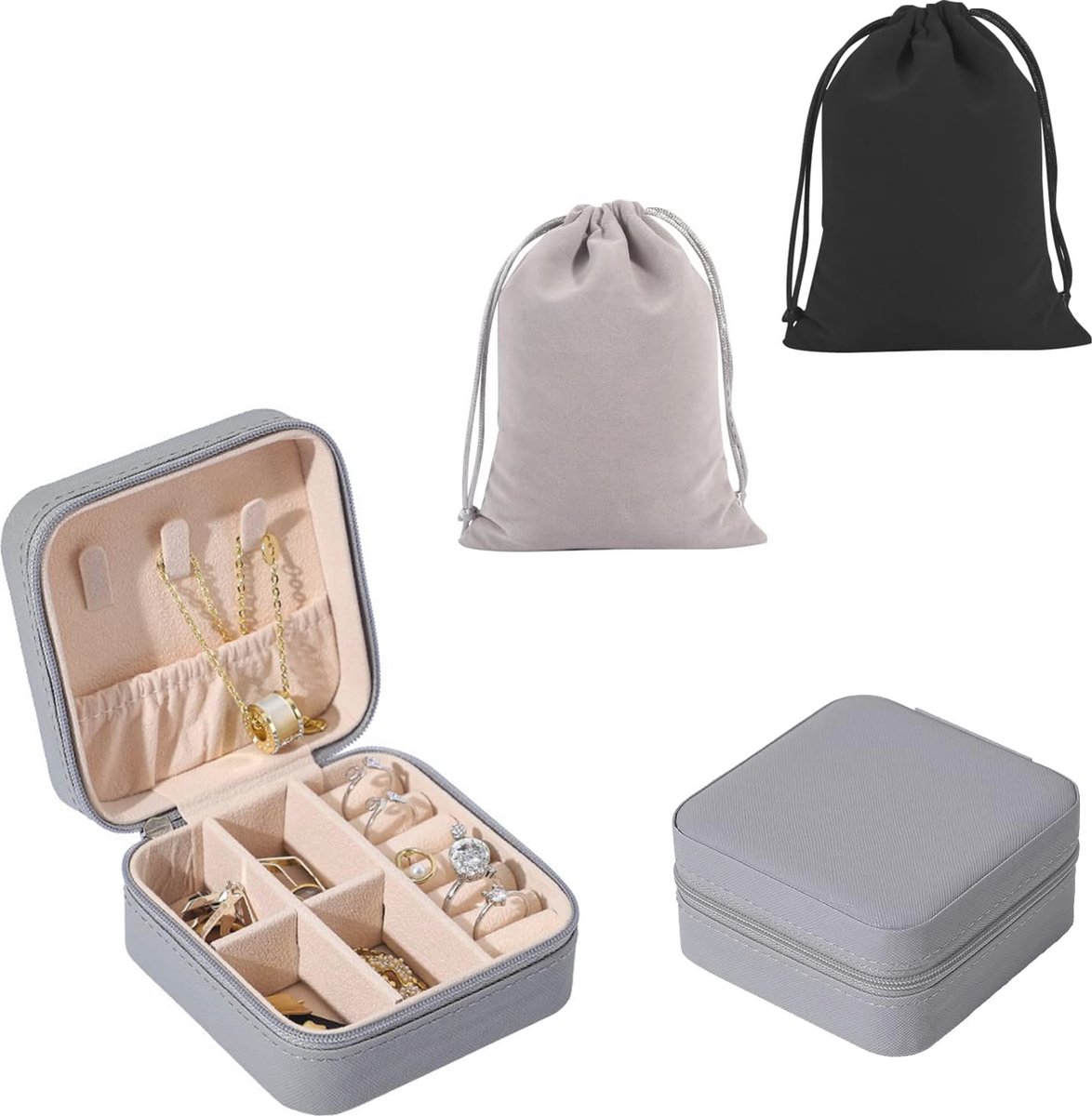 Schoenenbank met Opbergruimte en Zitkussen - 2 Deuren - Wit (6152638714751)