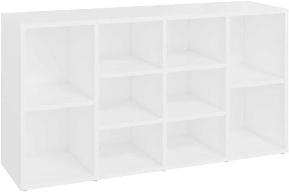 Schoenenbank met Opbergvakken 103x30x55 cm Bewerkt Hout (9101105814903)