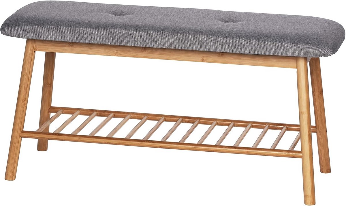 Schoenenbank met zitkussen van bamboe (6151812420471)