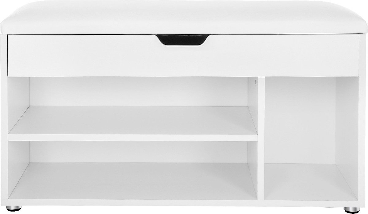 Schoenenbank modern - Opbergruimte - Halbank - 80x30x44cm (6097233629645)