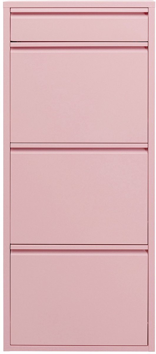 Schoenenkast Caruso roze 3+1 laden Kare Design (4025621706359)