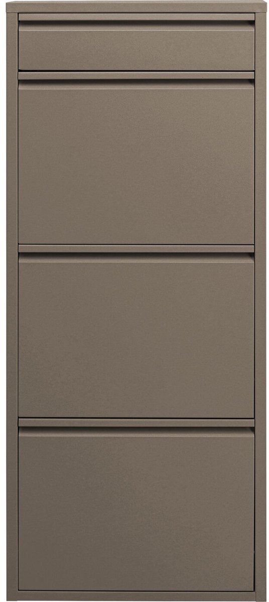 Schoenenkast Caruso taupe 3+1 laden Kare Design (4025621714514)
