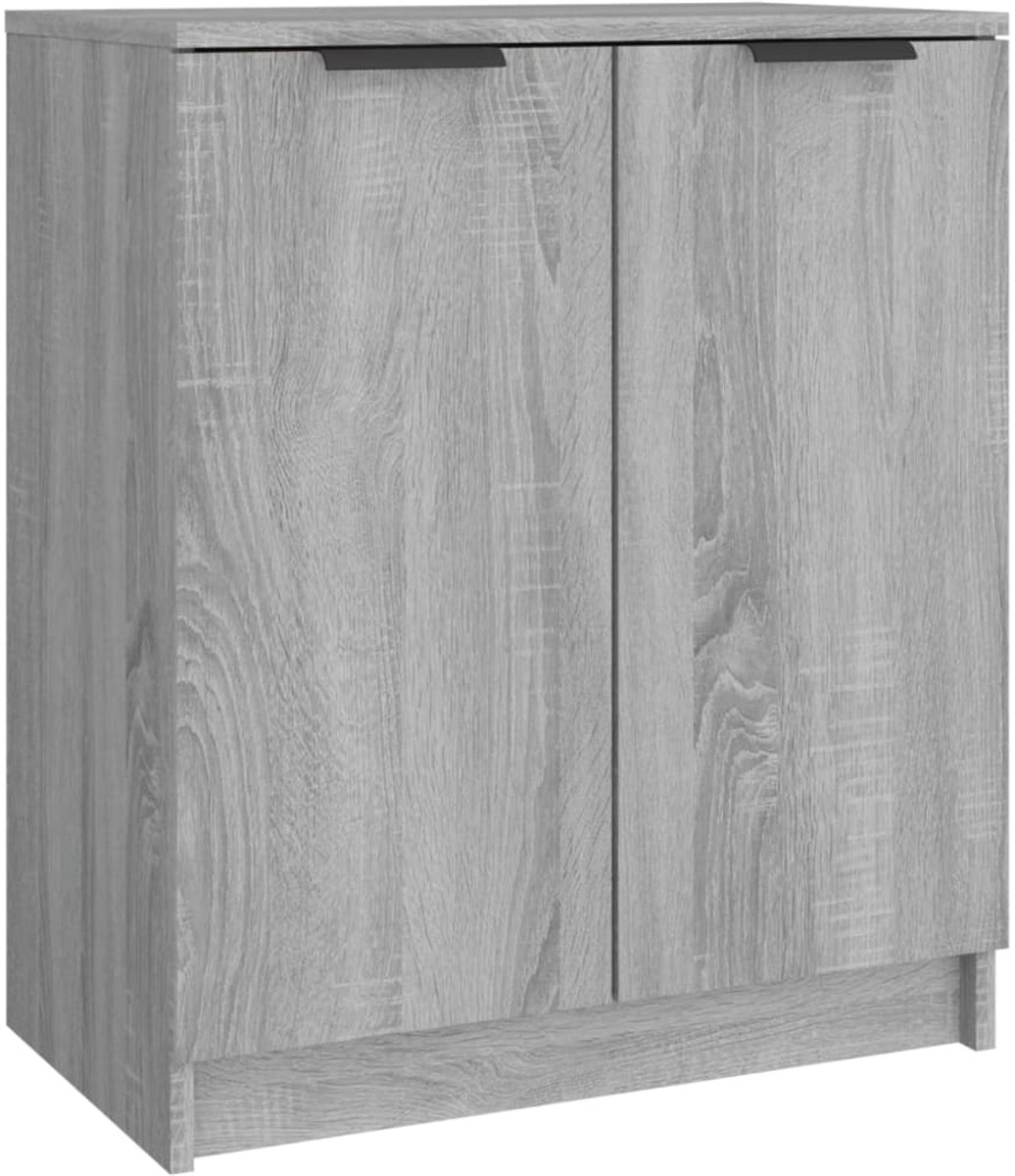 Schoenenkast | Schoenenrek | Opbergkast 59x35x70 cm bewerkt hout grijs sonoma eikenkleurig (6248446690575)