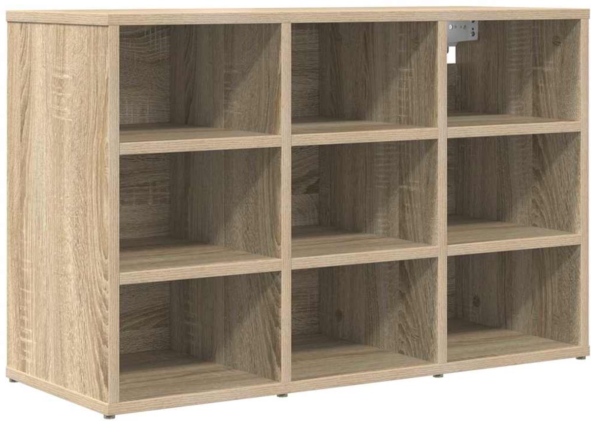Schoenenkast | Schoenenrek | Opbergkast Sonoma eiken 77.5 x 30 x 51 cm Bewerkt hout (6248446694740)