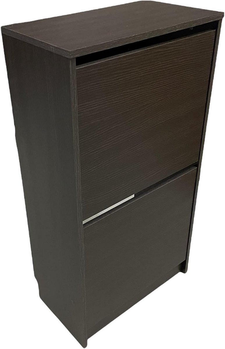 Schoenenkast bruin 2 compartimenten (9101107118849)