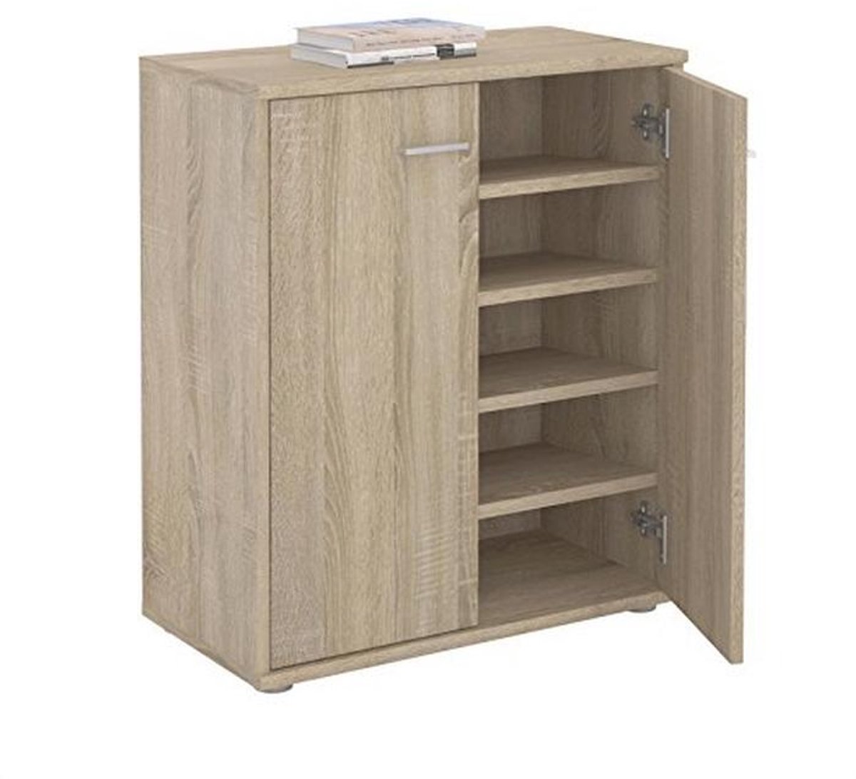 Schoenenkast met 2 Deuren en 4 Legplanken in Sonoma Eiken (9101005251785)