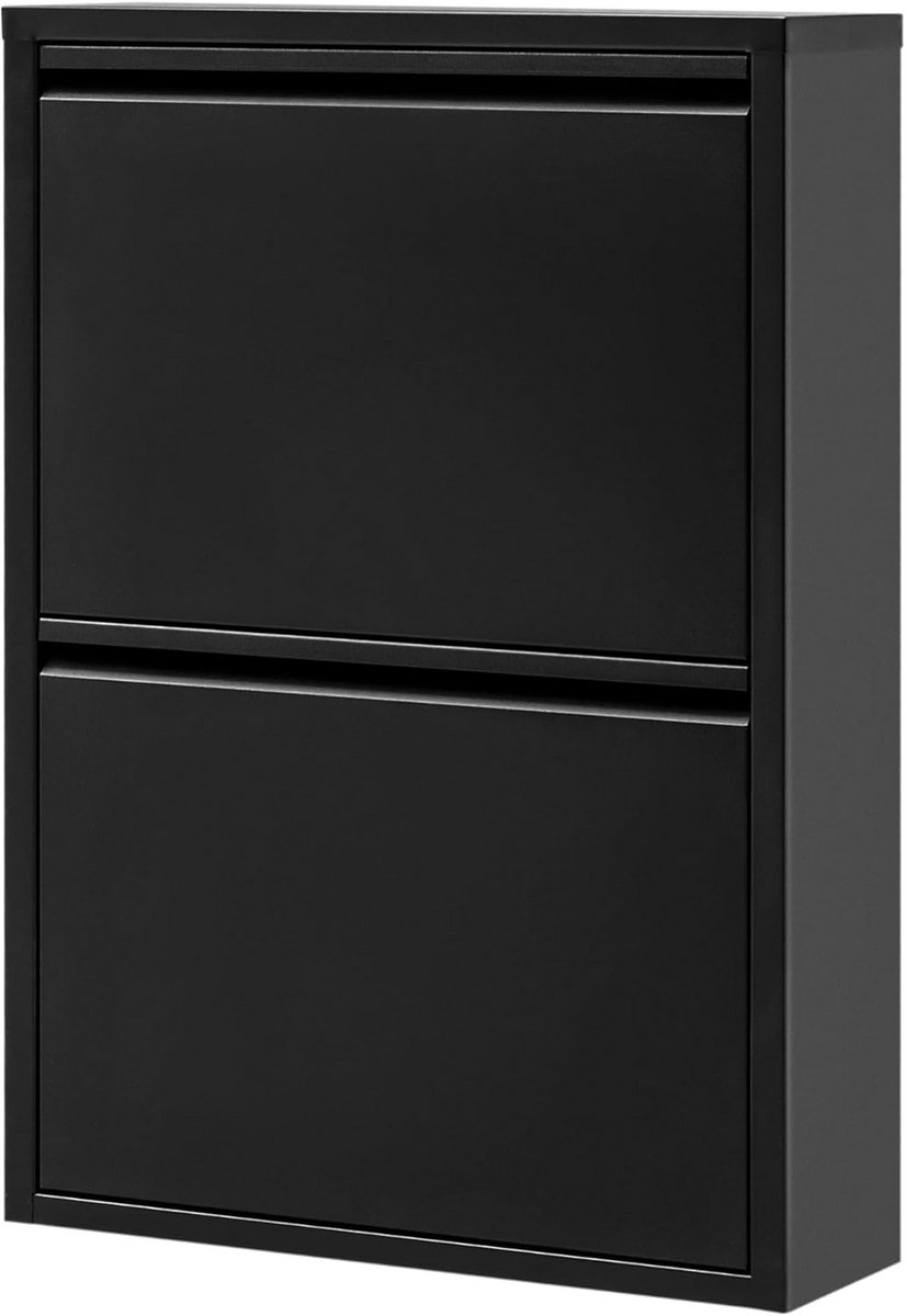 Schoenenkast met Magnetische Kleppen - Slim Schoenenrek voor Wandmontage (9101045407104)