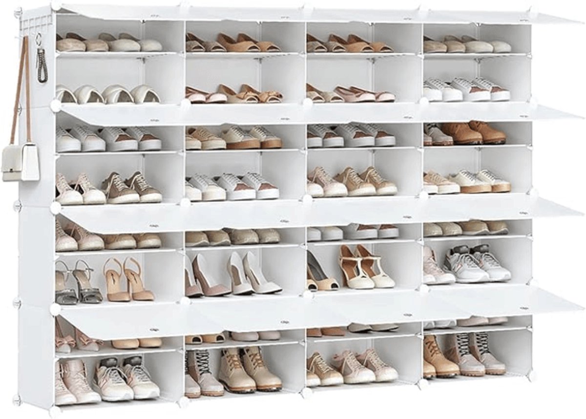 Schoenenrek - ruimtebesparende opbergoplossing voor een opgeruimde entree (5487571392560)