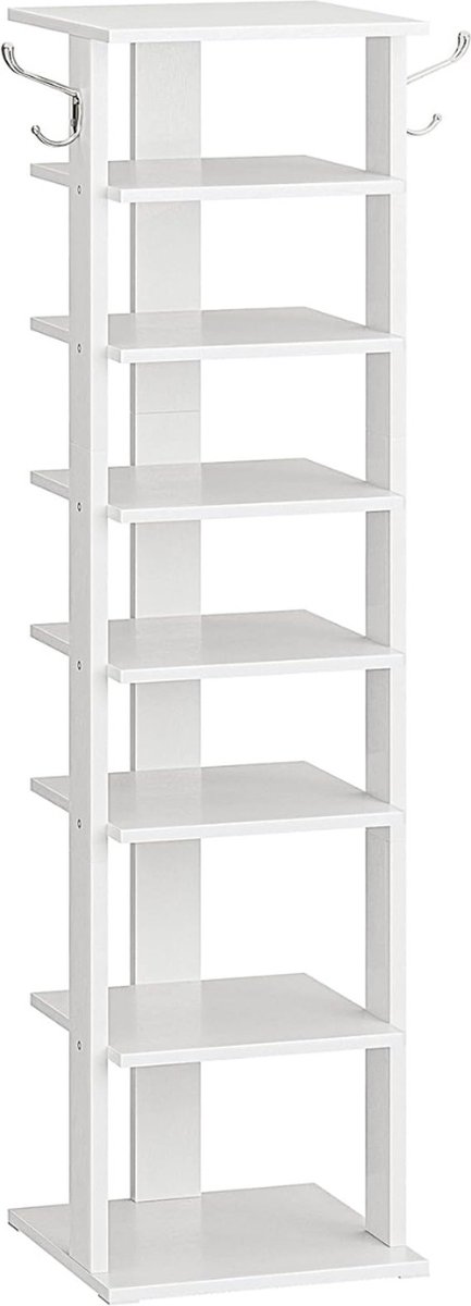 Schoenenrek voor ingang, schoenenrek met 7 niveaus, rek voor 7/14 schoenen, smal en compact voor ruimtebesparend, 2 maten van 27,5 x 26,5 x 110 cm en 45 x 25 x 110 cm (6152515580585)