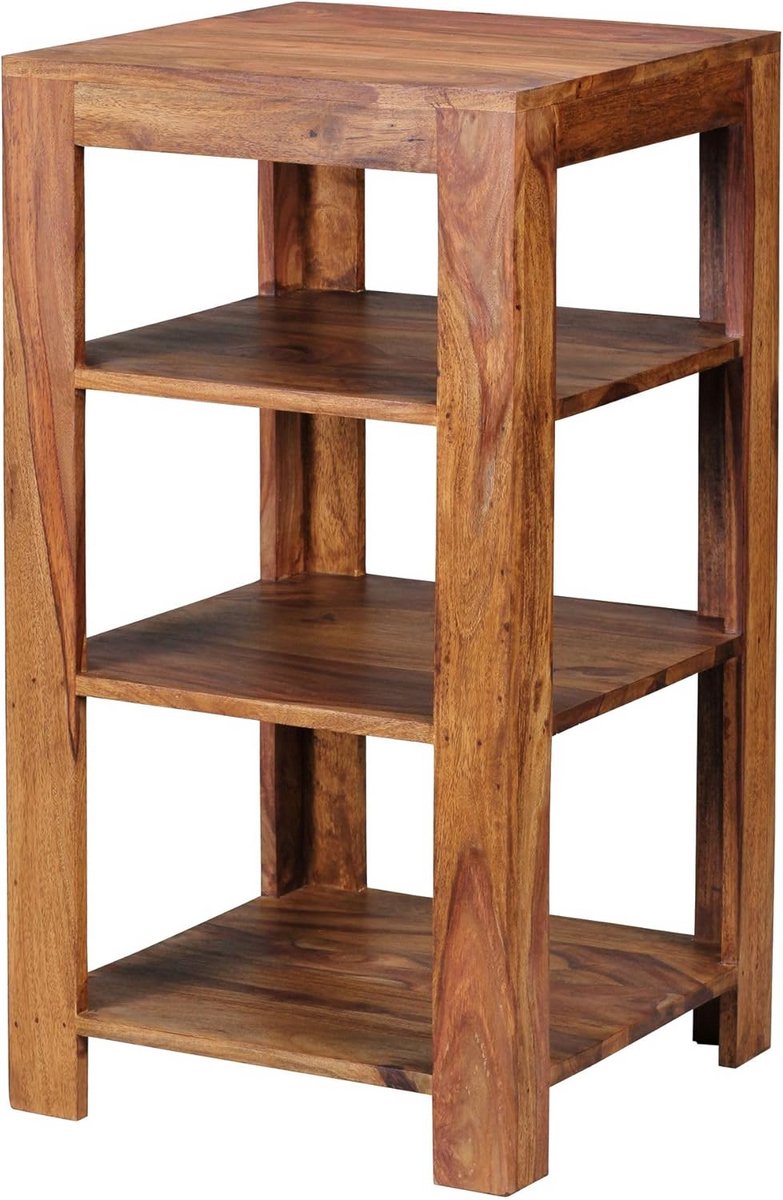 Sheeshamhouten kast 44x44x80 cm 4 planken massief hout handgemaakt (9101033966064)