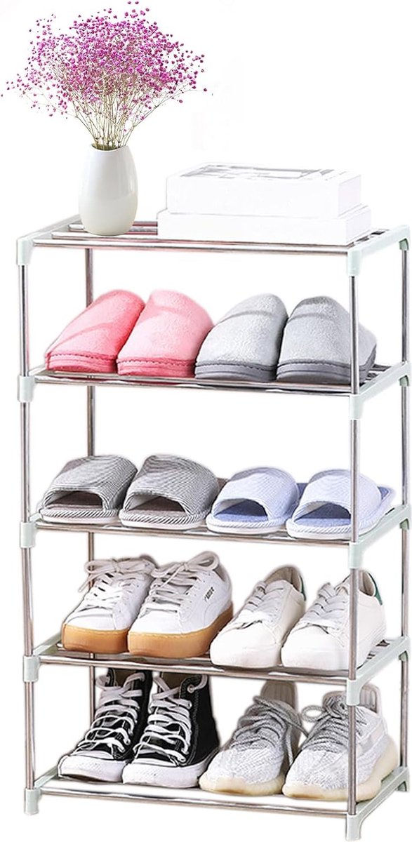 Slimme 5-Laagse Schoenenrek voor Ruimtebesparing in Woonkamer, Hal en Keuken (4800325688152)