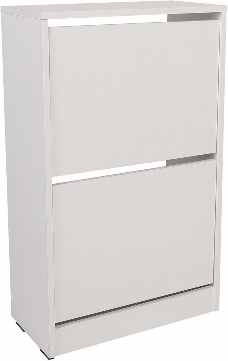 Smalle Schoenenkast met 2 Lades - Compact Opbergsysteem voor Hal (9101105803938)
