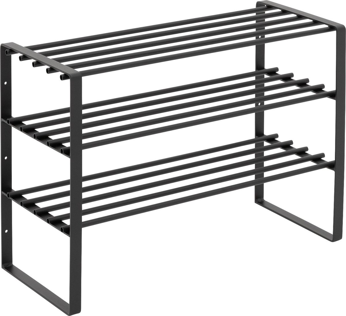 Spinder Design schoenenrek Rex SR 2 - Zwart - 12 paar schoenen - Staal (8712077108627)