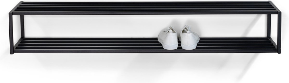 Spinder Design schoenenrek School 120 - Zwart - 10 paar schoenen - Staal (8712077107835)