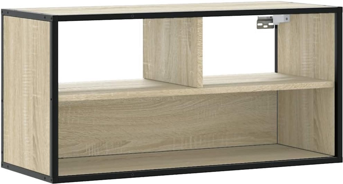 Tv-meubel Sonoma Eikenkleurig 80cm Breed - Wandkast Dressoir met Opbergruimte (9101105244403)