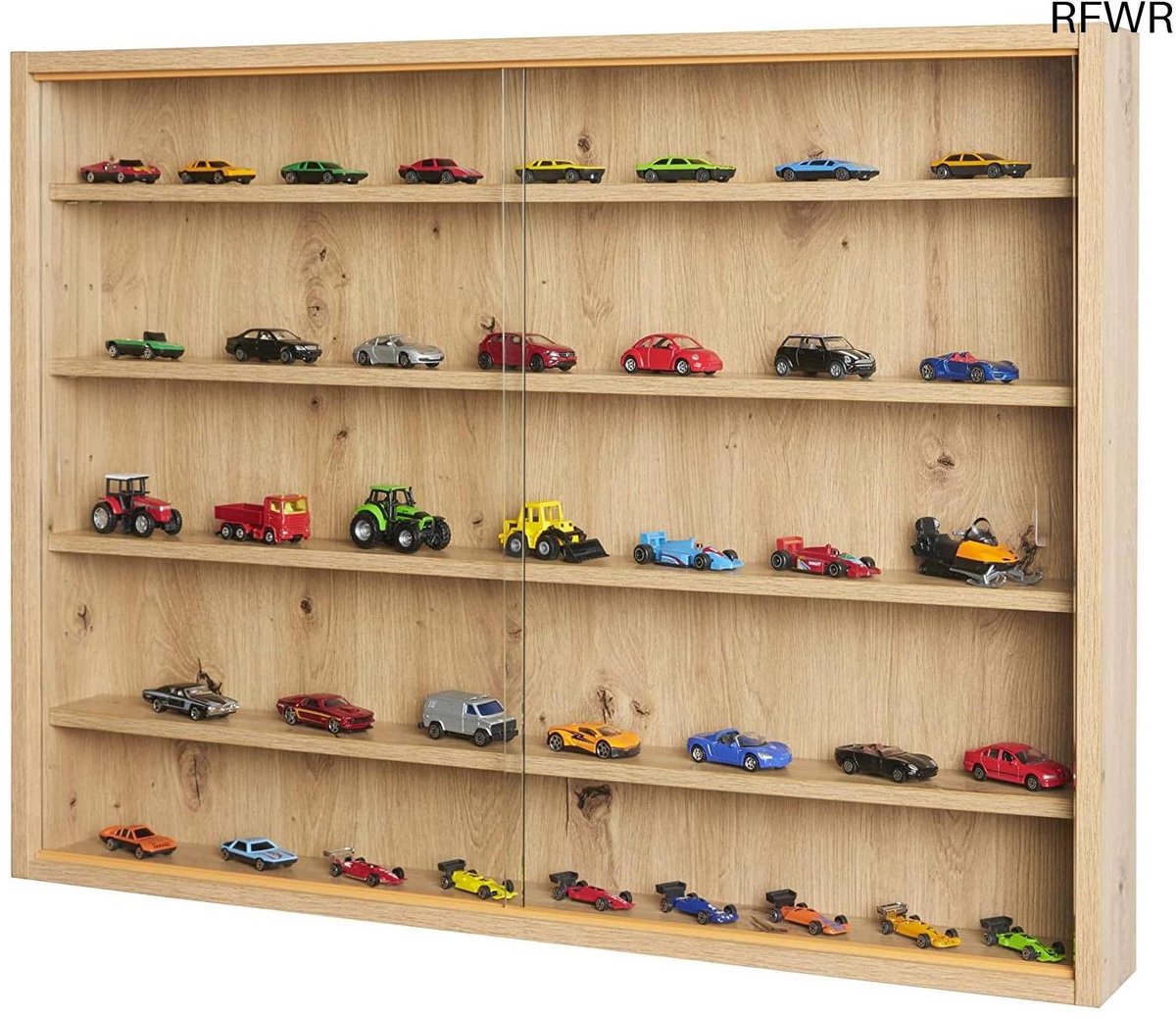 Vitrinekast met Glas - Vitrinekasten Woonkamer - (LxWxH) - Opbergkast (9101120174358)